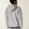 Boxy hoodie met ritssluiting en dubbele slangengrafiek Boxy hoodie met ritssluiting en dubbele slangengrafiek