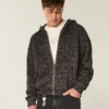 Boxy hoodie met ritssluiting en luipaardprint Boxy hoodie met ritssluiting en luipaardprint