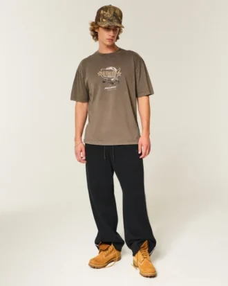 Boxy katoenen McLaren T-shirt met print