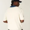 Boxy korte mouwen sweater polo