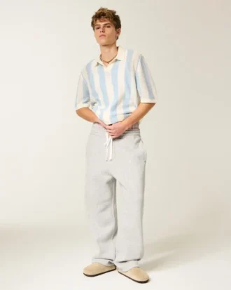 Boxy korte mouwen sweater polo