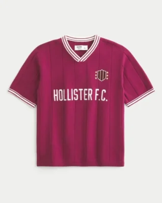Boxy korte mouwen sweater polo