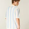 Boxy korte mouwen sweater polo Boxy korte mouwen sweater polo