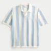 Boxy korte mouwen sweater polo Boxy korte mouwen sweater polo