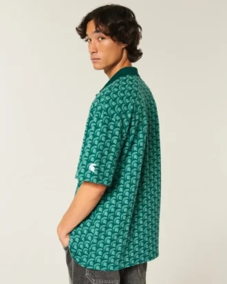 Boxy Michigan State University Spartans grafische polo