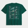 Boxy Michigan State University T-shirt met opdruk