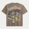 Boxy NASCAR Liquid Death Graphic T-shirt Boxy NASCAR Liquid Death Graphic T-shirt