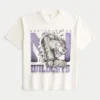 Boxy Northwestern University Wildcats T-shirt met print Boxy Northwestern University Wildcats T-shirt met print