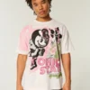 Boxy Ohio State Buckeyes T-shirt met opdruk