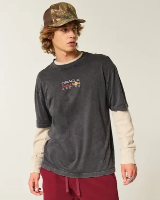 Boxy Oracle Red Bull Racing T-shirt met print