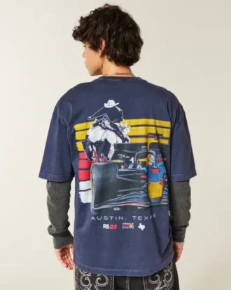 Boxy Oracle Red Bull Racing T-shirt met print