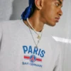 Boxy Paris Saint-Germain Graphic Crew Sweatshirt Boxy Paris Saint-Germain Graphic Crew Sweatshirt