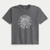 Boxy Rob Zombie T-shirt met print Boxy Rob Zombie T-shirt met print