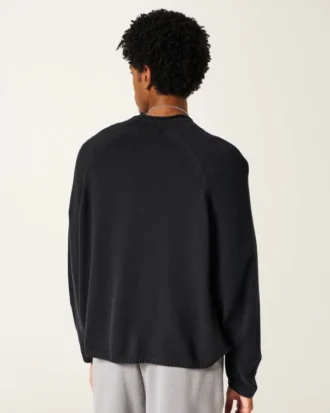 Boxy Roll-Neck Crew Sweater Boxy Roll-Neck Crew Sweater