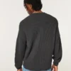 Boxy Rose Graphic Crew Sweater Boxy Rose Graphic Crew Sweater