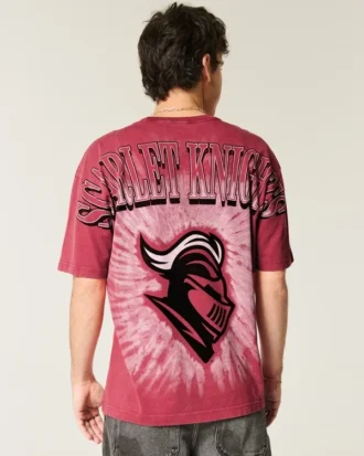 Boxy Rutgers Scarlet Knights T-shirt met print