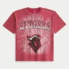 Boxy Rutgers Scarlet Knights T-shirt met print Boxy Rutgers Scarlet Knights T-shirt met print