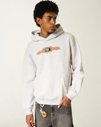 Boxy Shelby Cobra Graphic Hoodie
