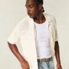 Boxy shirt met korte mouwen Boxy shirt met korte mouwen