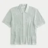 Boxy shirt met korte mouwen Boxy shirt met korte mouwen