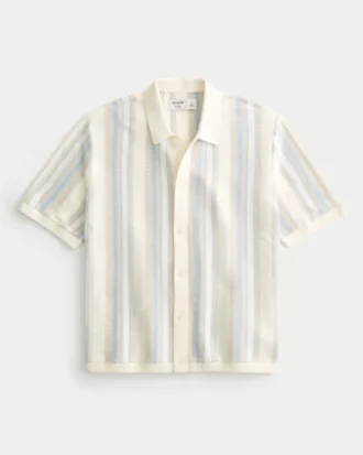 Boxy shirt met korte mouwen Boxy shirt met korte mouwen