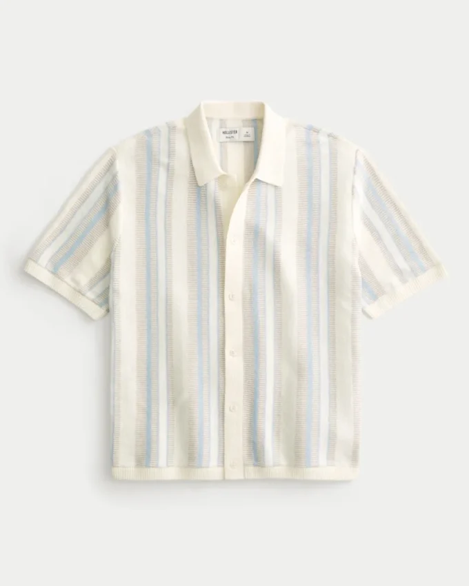 Boxy shirt met korte mouwen Boxy shirt met korte mouwen