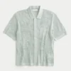 Boxy shirt met korte mouwen Boxy shirt met korte mouwen