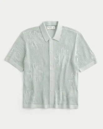 Boxy shirt met korte mouwen Boxy shirt met korte mouwen