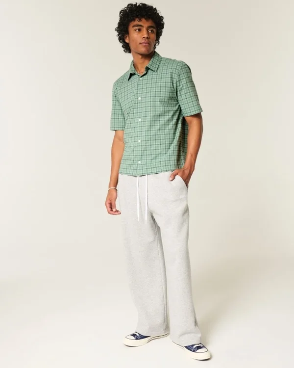 Boxy shirt met korte mouwen Boxy shirt met korte mouwen