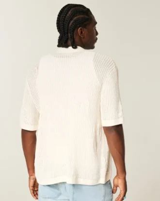 Boxy shirt met korte mouwen Boxy shirt met korte mouwen