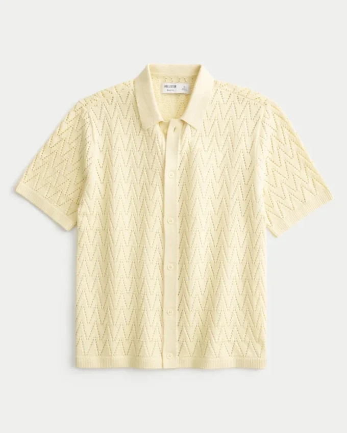 Boxy shirt met korte mouwen