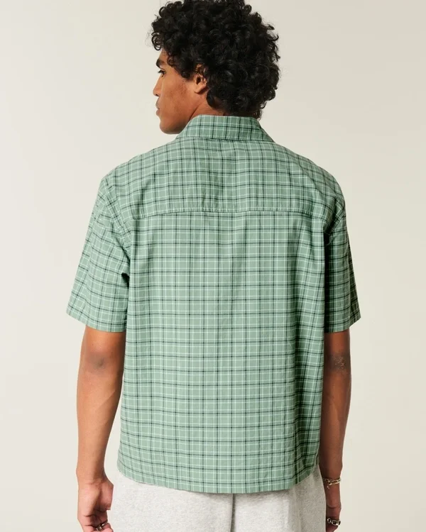 Boxy shirt met korte mouwen Boxy shirt met korte mouwen