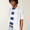 Boxy shirt met korte mouwen en borduursels Boxy shirt met korte mouwen en borduursels
