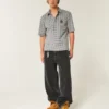 Boxy shirt met korte mouwen en kersenprint Boxy shirt met korte mouwen en kersenprint