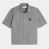 Boxy shirt met korte mouwen en kersenprint Boxy shirt met korte mouwen en kersenprint