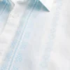 Boxy shirt met korte mouwen en strepen
