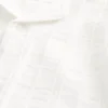 Boxy shirt met korte mouwen en textuurpatroon