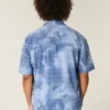 Boxy shirt met korte mouwen en zakken