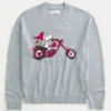Boxy Snoopy Graphic Crew Sweater Boxy Snoopy Graphic Crew Sweater