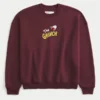 Boxy The Grinch Graphic Crew Sweatshirt Boxy The Grinch Graphic Crew Sweatshirt
