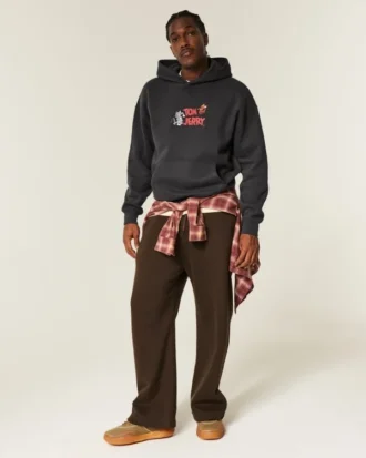 Boxy Tom en Jerry hoodie met print