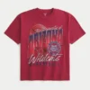 Boxy University of Arizona Wildcats T-shirt met print