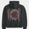 Boxy University of Houston Cougars basketbal hoodie met print Boxy University of Houston Cougars basketbal hoodie met print