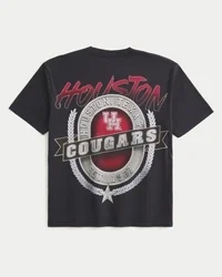 Boxy University of Houston Cougars T-shirt met print