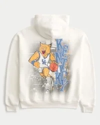 Boxy University of Kentucky Wildcats hoodie met print