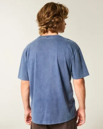 Boxy University of Michigan Wolverines T-shirt met opdruk