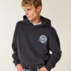 Boxy University of North Carolina Tar Heels Graphic Hoodie Boxy University of North Carolina Tar Heels Graphic Hoodie