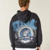 Boxy University of North Carolina Tar Heels Graphic Hoodie Boxy University of North Carolina Tar Heels Graphic Hoodie