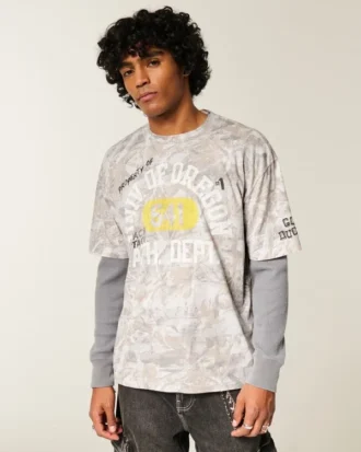 Boxy University of Oregon Ducks T-shirt met opdruk