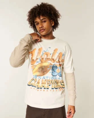 Boxy University of Tennessee Volunteers T-shirt met print